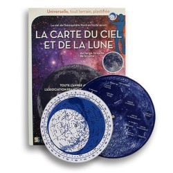 Carte du Ciel et de la Lune...